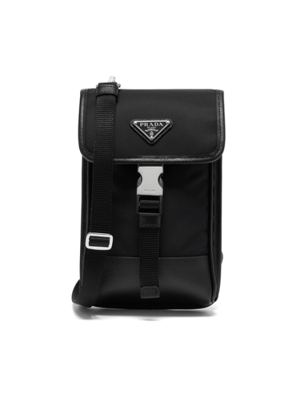 리나일론 트라이앵글 로고 숄더백 2ZH109 2DMH F0002