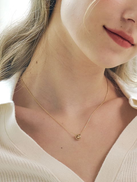 ■ENGBROX■ deux ring necklace EBNL21107 Designer fashion, Seoul-fully created | W Concept