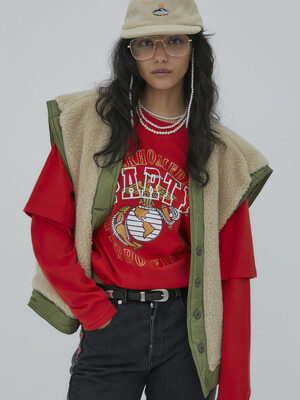 Ray fur vest