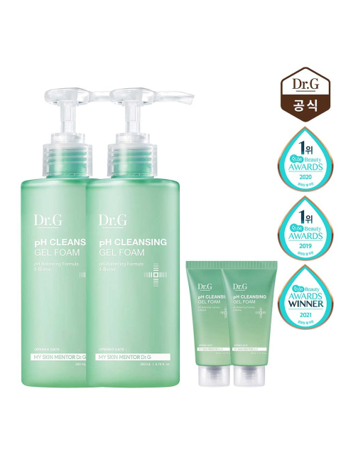 클렌징 - 닥터지 (Dr.G) - (1+1) 닥터지 약산성 클렌징 젤 폼 200mL + 30mL*2(증정)