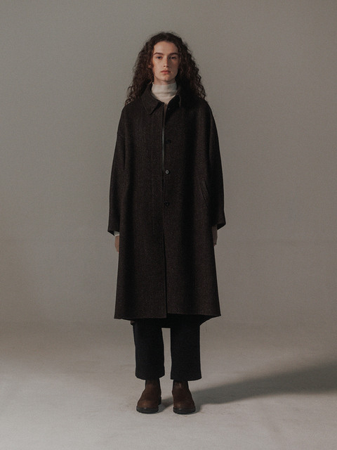아우터 - 모노크롬 (Monochrome) - new bonheur handmade coat