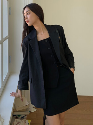 [Day-wool] Summer Wool Oversized Blazer_2color