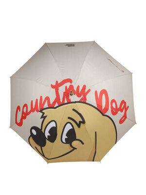 Country Dog Umbrella Beige
