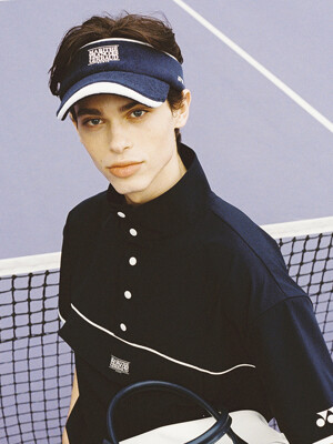MFG X YONEX COLOR BLOCK SUN VISOR navy