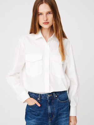 Pocket Classic Shirt / White