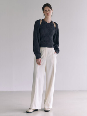 Basic Straight Pants SW3WL431_2color