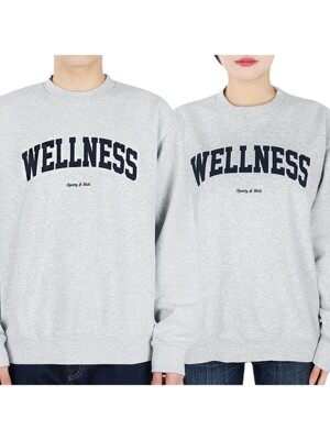 스포티앤리치 23SS 웰니스 아이비 맨투맨(그레이) WELLNESS IVY HG/N