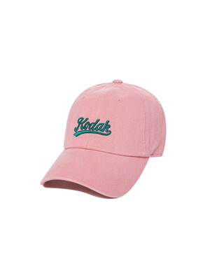 레터링 릴렉스핏 볼캡 PINK