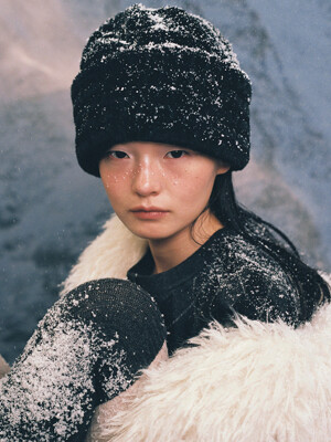 SUGARLOAF HAT_SNOW BLACK