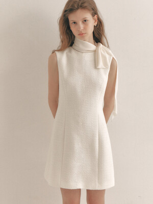 Scarf Bustier Dress(2color)