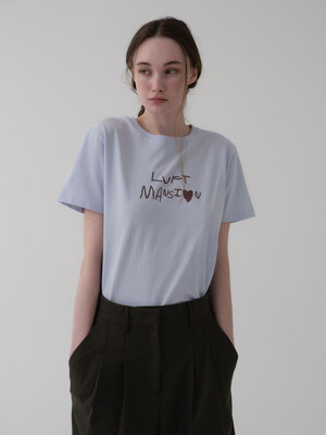 Luft Mansion Weekday T-shirt Sky Blue
