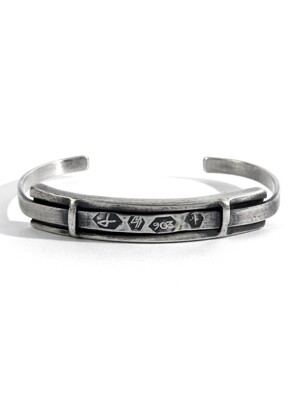 SILVER HALLMARKS PASSAGE BANGLE