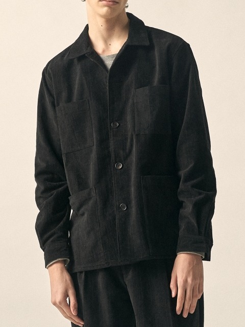  - 디그레 (Dgre) - HACKNEY CORD JACKET BLACK