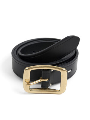 CENTER BAR NARROW BELT (black)