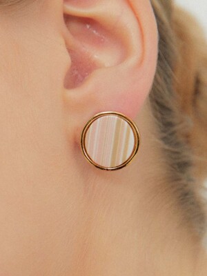 2021 Pantone Stratum Gold Metal earring (PG)