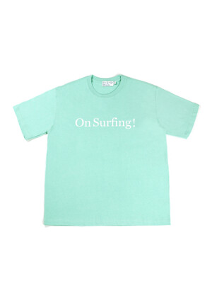 On Surfing Logo Tee (Mint)