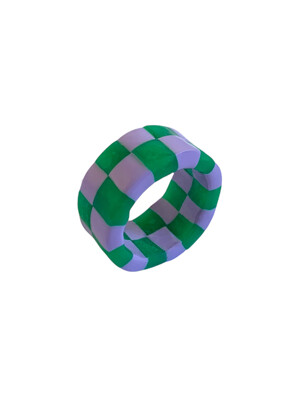 chess ring_lilac green