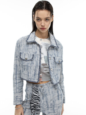 Denim Crop Jacket