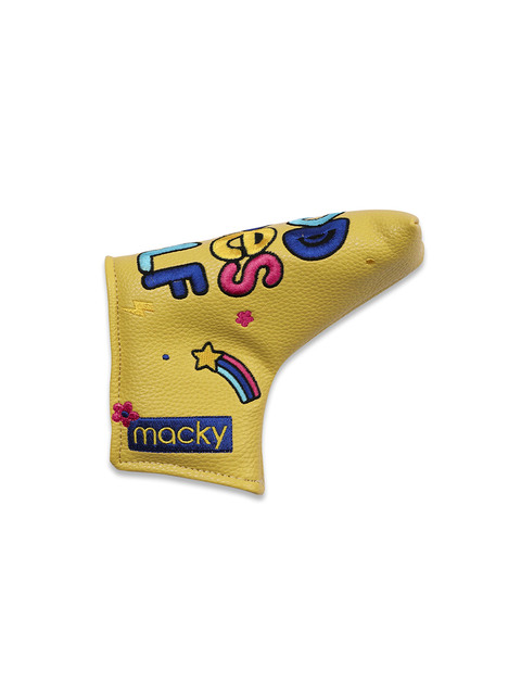 골프 - 맥키 (macky) - 굿바이브 일자 퍼터커버 머스타드