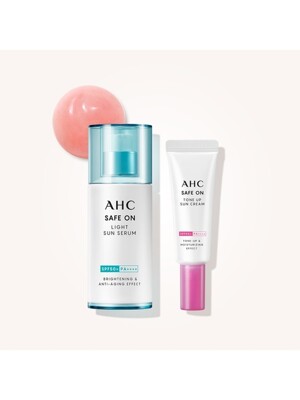 AHC 세이프온 에센스선크림/라이트선세럼(2종 중 택1)+[증정] 톤업선크림 20ml