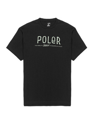 POLER FURRY FONT TEE BLACK