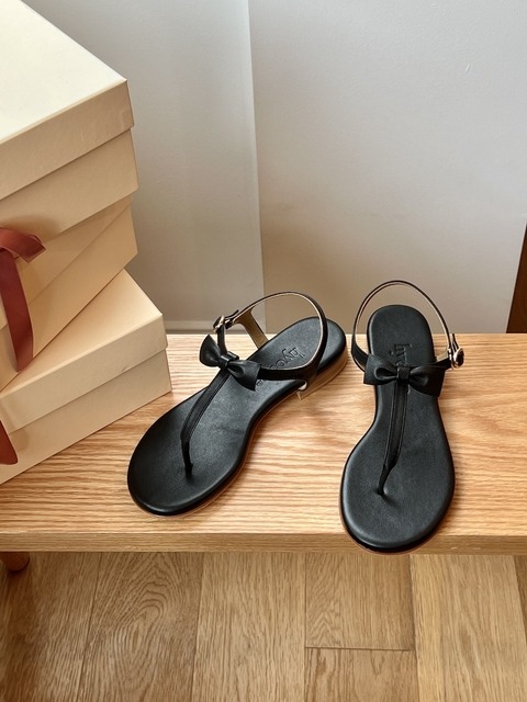 샌들 - 효에이브 (hyoave) - Liv Ribbon Sandals - Black