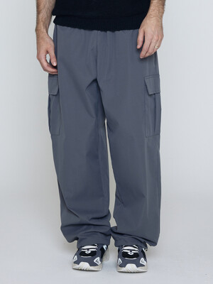 CB SEMI WIDE STRING CARGO PANTS (GRAY)