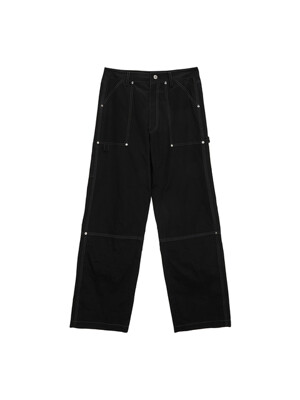 CARPENTER WORK PANTS IN BLACK