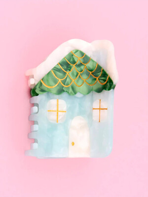 Coucou Suzette Christmas collection_Snowy House Hair Claw