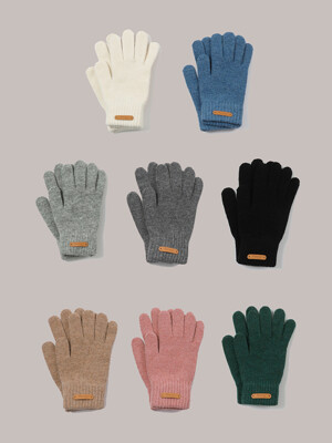 Minimal Wool blend Gloves - 8 color