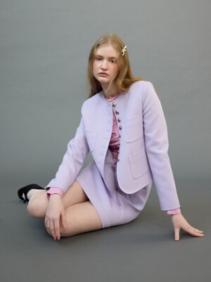 Kelly Tweed Jacket Lavender (JWJA4E902V1)