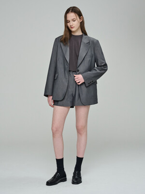 SET Classic Mood Taylor Jacket + Suit Shorts (Grey)