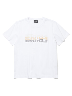 레터링 포인트 티셔츠 [WHITE]