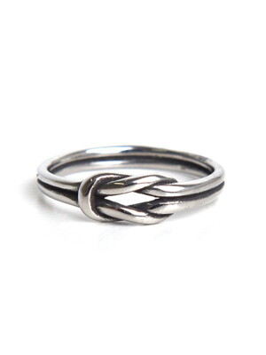 BAT403 [surgical steel]Vintage knot chain Ring