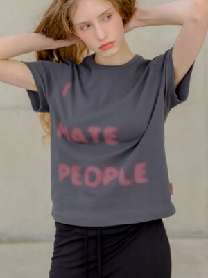 I Hate People T-Shirts, Navy