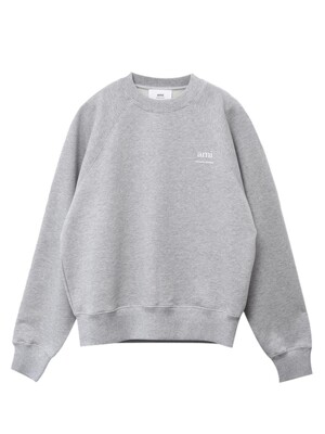 로고 맨투맨 HEATHER ASH GREY/0951