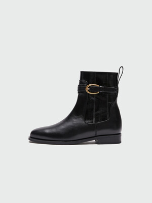 ZOOT Buckled Ankle Boots - Black