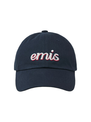 LAYERED LOGO BALL CAP-NAVY