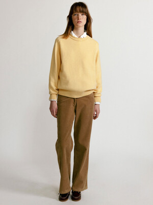 Washed corduroy pants (Vintage camel)
