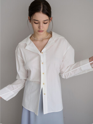 Lautre Or  ribbon White shirts
