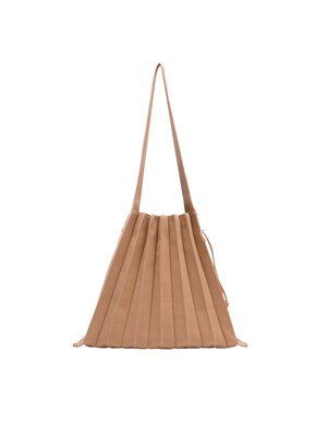 Lucky Pleats Knit M Latte
