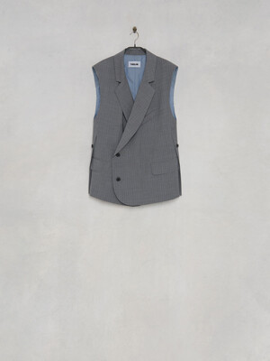 25SS NEWS WOOL VEST