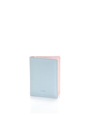 PAULA SIMPLE CARD WALLET BABY BLUE/BABYPINK