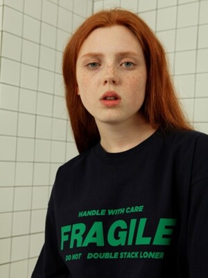 Fragile tshirt-navy
