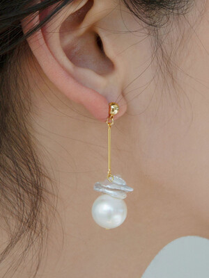 sensuous pearl earrings (2colors)