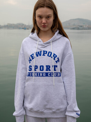 NEWPORT HOODIE (MELANGE WHITE)