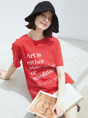 LQ ART T-SHIRT(RED)