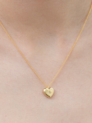 josephine heart necklace (2colors)