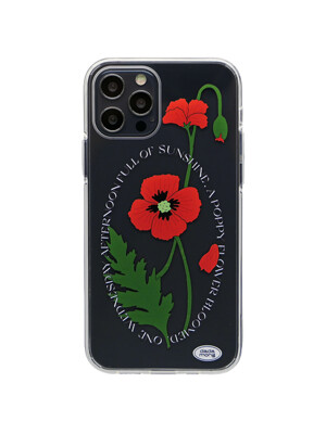 poppy flower case