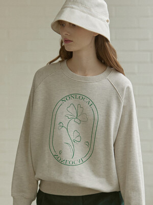 Cosmos Print Sweatshirt 2 Color